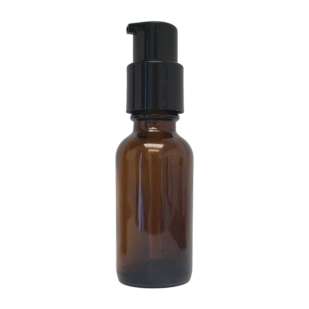 Glass Bottle with Pump Lid | 1 oz
