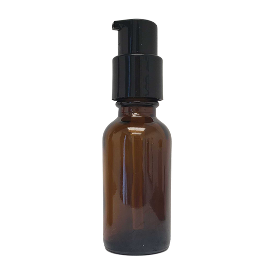 Glass Bottle with Pump Lid | 1 oz